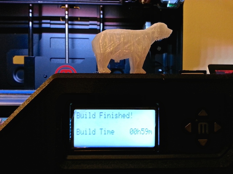 3DPrinterOS Test Print Completed 