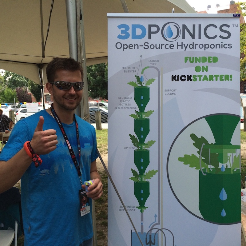 3DPonics at MakerFaire