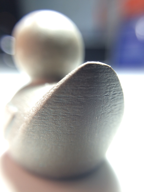 Tail of polished duck. 