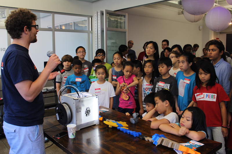 Aaron Roy from 3DPrinterOS talks to the next generation of makers about the basics of 3D printing. 
