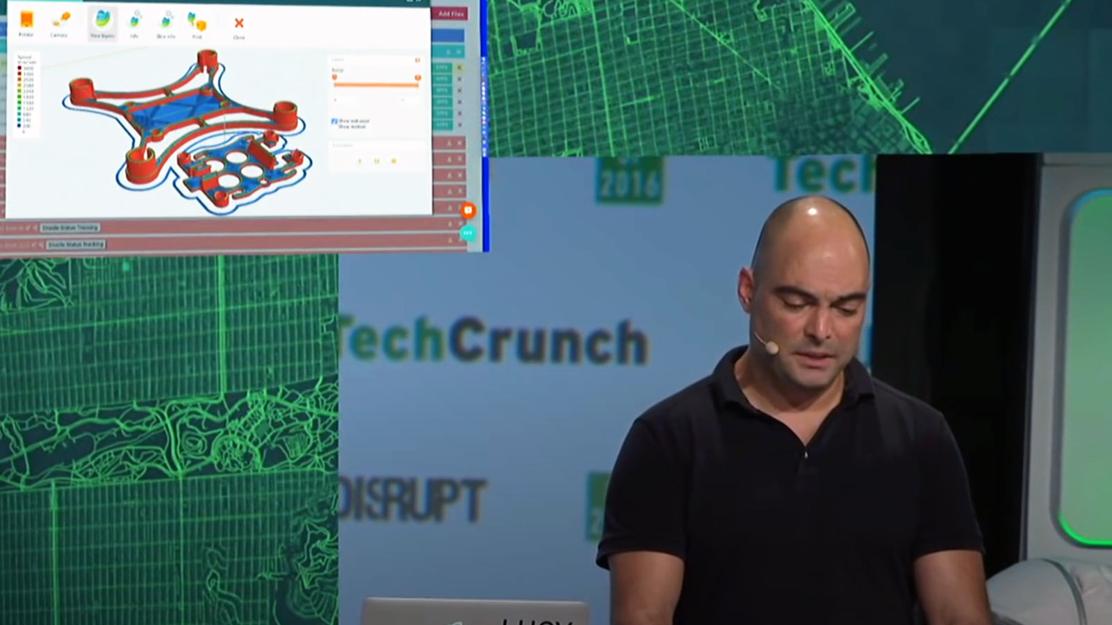 Techcrunch Logo On 3d Printing