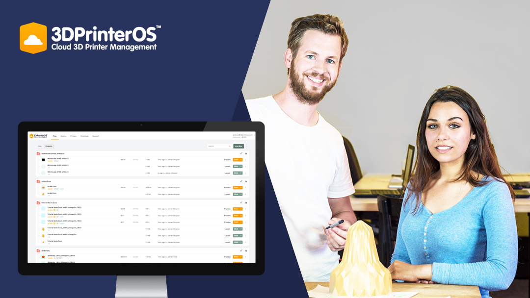3D Control Systems Introducing New UI for 3DPrinterOS Platform