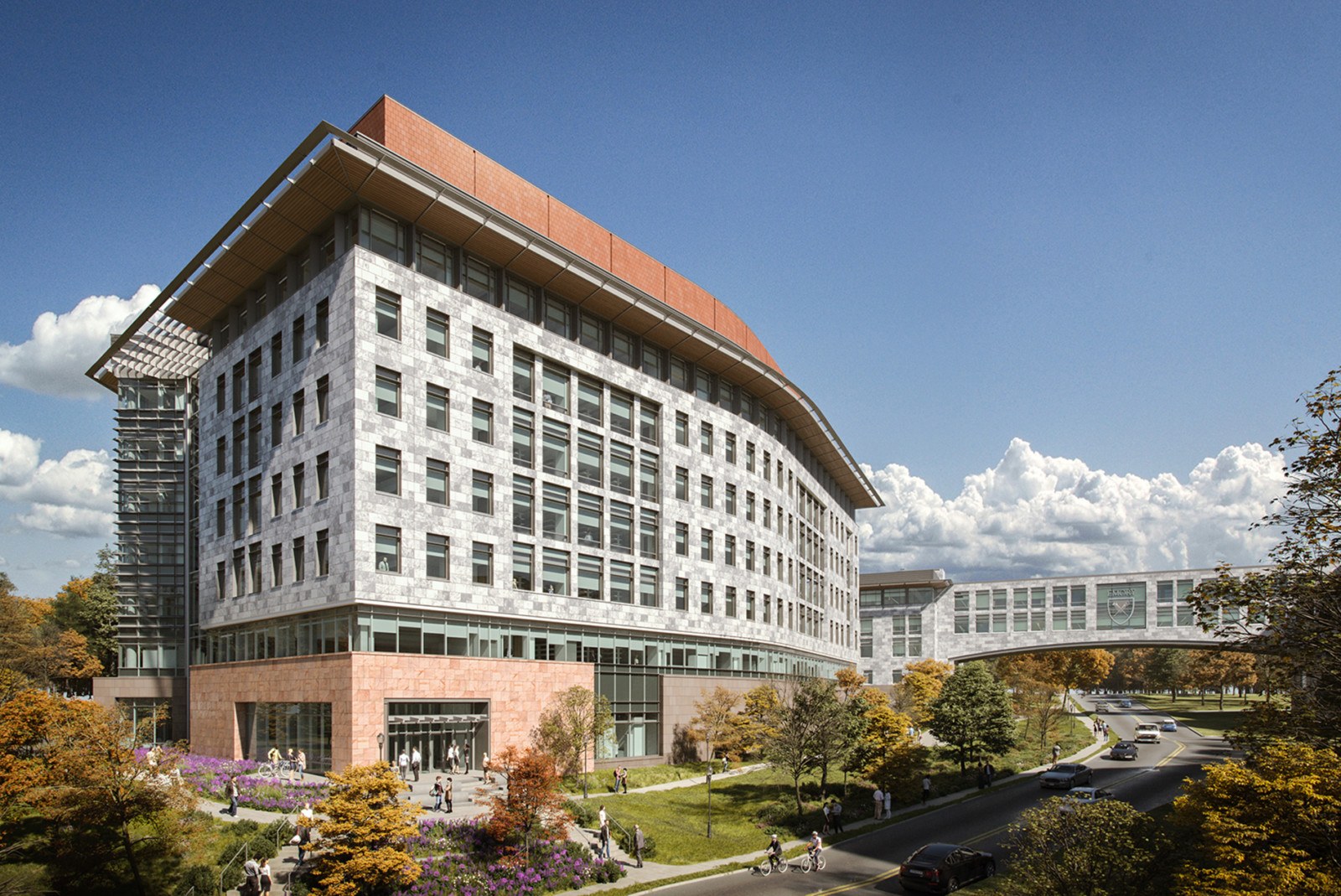 Exterior of Emory University's