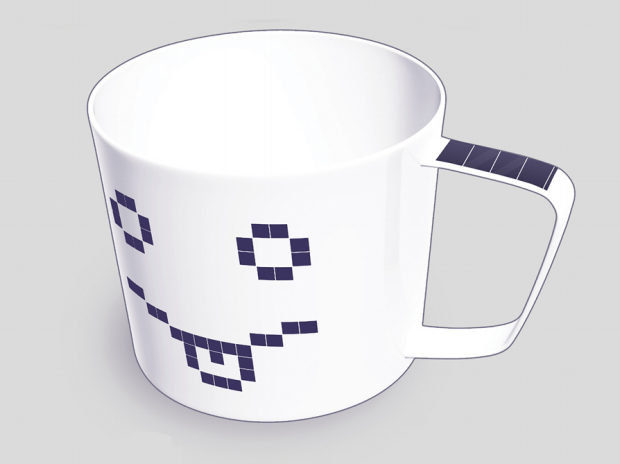 Inspired by emoticons, this communication-based cup can convey information on the user's mood as they are enjoying a cup of tea.
