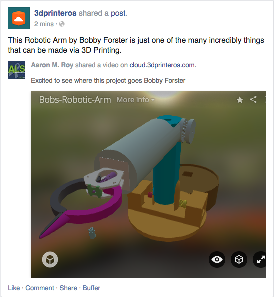 Sharing 3D Models 