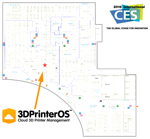Come see 3DPrinterOS at CES 2016!